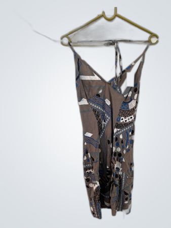 Sheer Patterned Dress