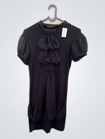 Black Ruffled Dress