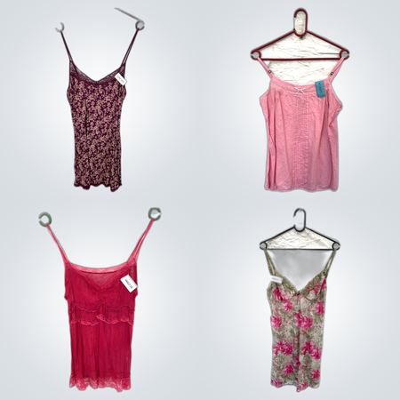 Y2K Lace Trim Camisoles