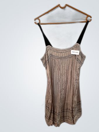 Beige Embellished Top