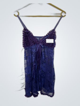 Blue Lace Chemise