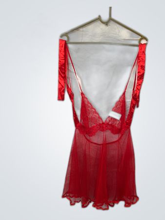 Red Lace Chemise