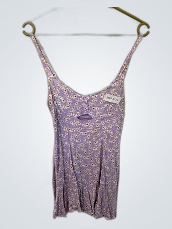 Purple Floral Dress