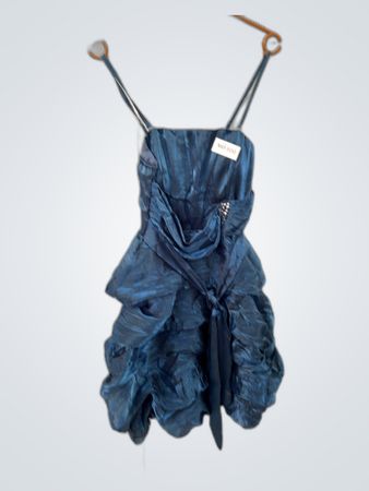 Blue Ruffled Dress