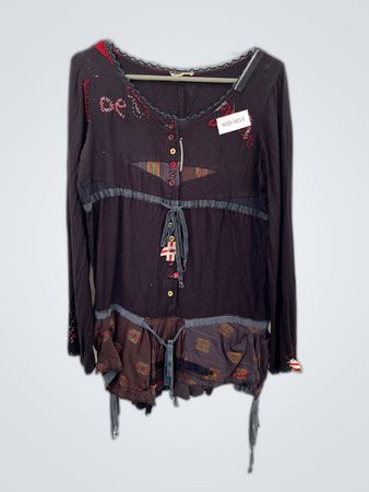 Blouse with Embroidered Design