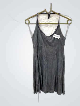 Gray Sleeveless Dress