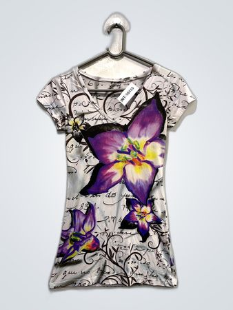Floral Pattern T-Shirt