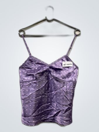 Purple Polka Dot Top