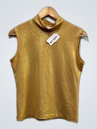 Gold Sequined Top