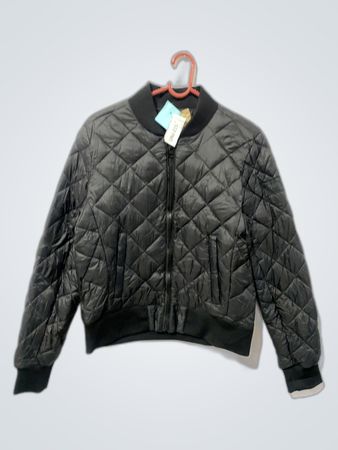 Quilted Bomber Jacket