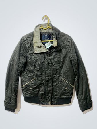 Bershka Gray Bomber Jacket