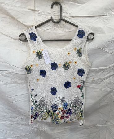 Lace Top with Floral Pattern