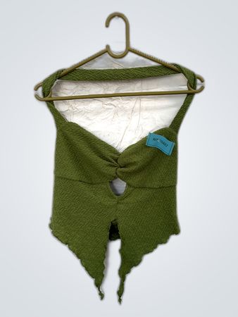 Green Knit Top