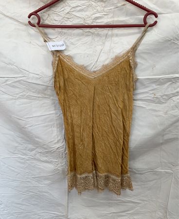Beige Lace Trim Camisole