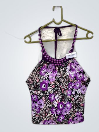 Floral Purple Tank Top