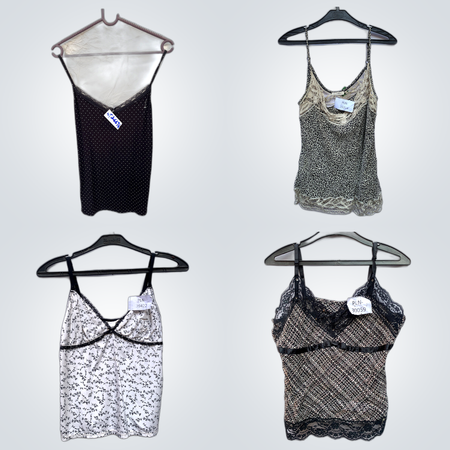 Y2K Lace Trim Camisoles