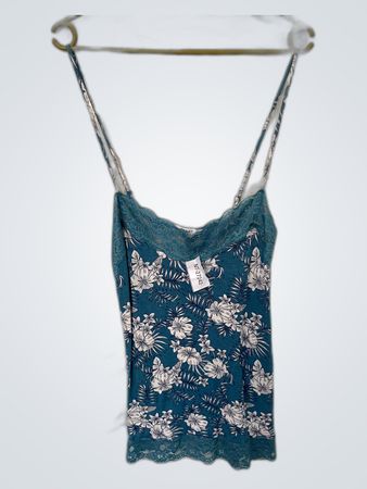 Blue Floral Camisole