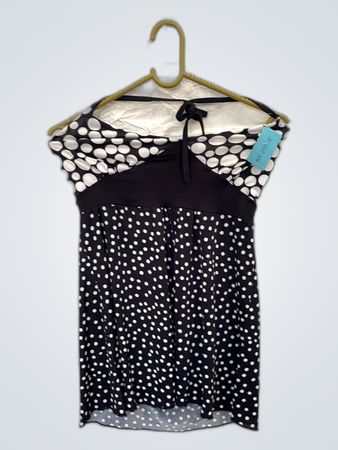 Black and White Polka Dot Dress
