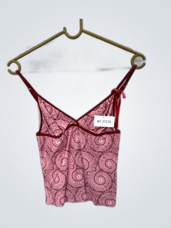 Pink Floral Pattern Top