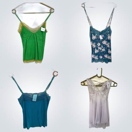 Y2K Lace Trim Camisoles
