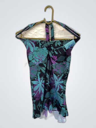 Womens Floral Monokini Swimsuit