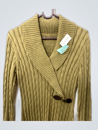 Olive Green Knit Dress