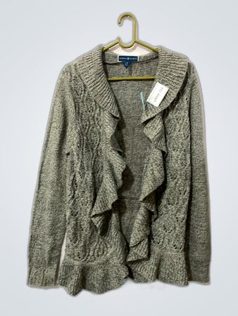 Karen Scott Gray Knit Sweater