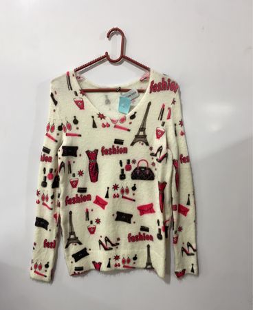 Fashion-themed Sweater