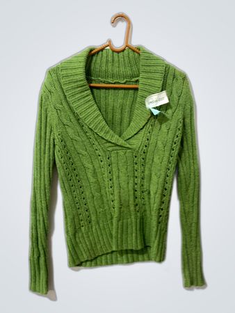 Green Knit Sweater