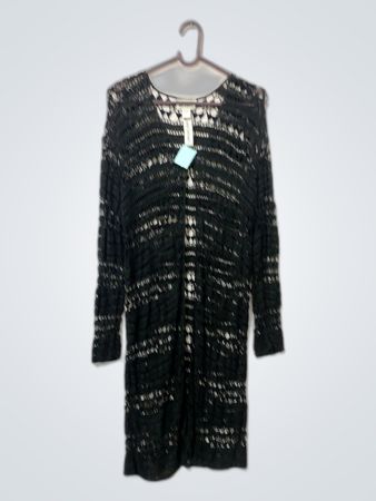 Black Crochet Dress