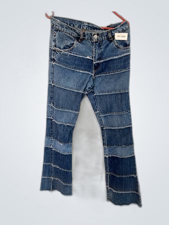 Patchwork Blue Jeans