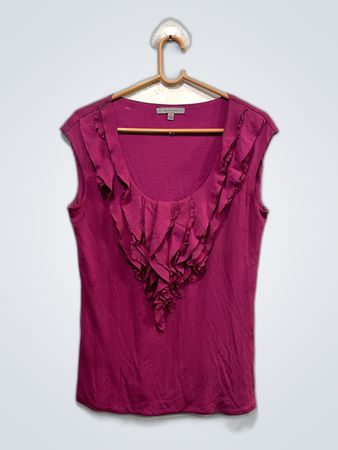 Pink Ruffled Top