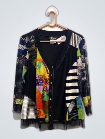Bali Graphic Cardigan