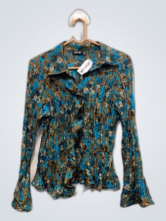 Long Sleeve Floral Blouse