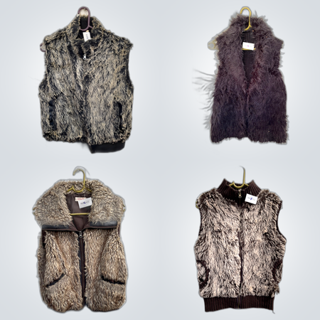 Y2K Fur Waistcoats Bundle