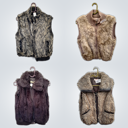 Y2K Fur Waistcoats Bundle