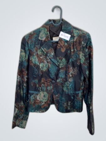 Blazer with Floral Pattern