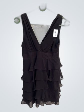 Black Ruffled Dress