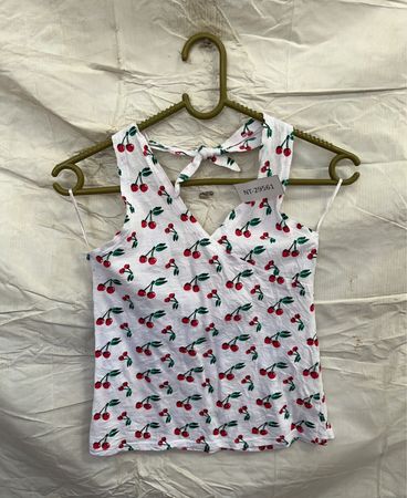 Cherry Pattern Top