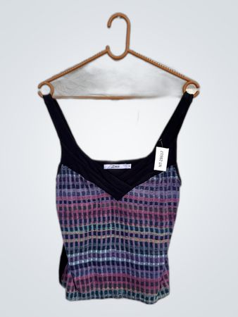 Multicolor Plaid Tank Top
