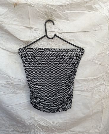 Black and White Tube Top