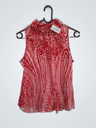 Red Paisley Dress