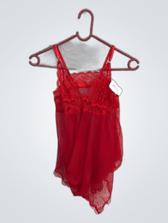 Red Lace Chemise