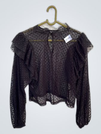 Black Lace Blouse