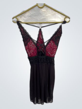 Lace and Mesh Chemise