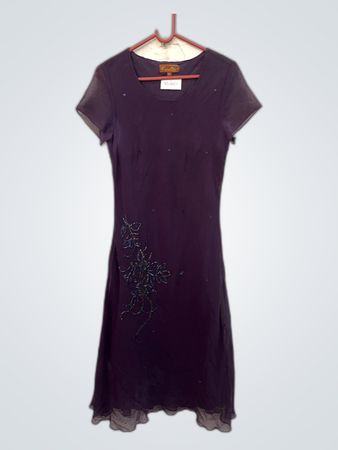 Crealine Purple Dress