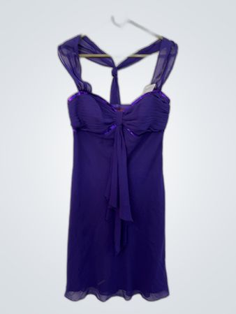 Purple Cocktail Dress
