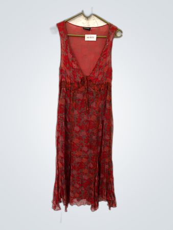 Red Floral Dress