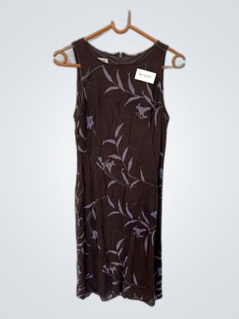 Brown Floral Dress