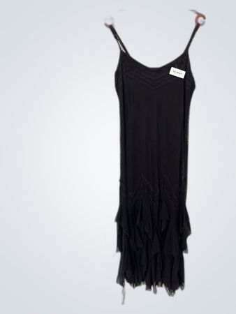 Black Ruffled Dress